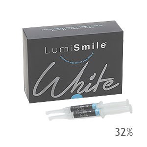 LumiSmile White 32% Take-Home Whitening Gel (2 syringes 2.5ml) by Den-Mat