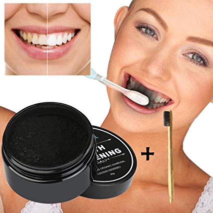 WensLTD Clearance! Teeth Whitening Powder Natural Organic Activated Charcoal Bamboo Toothpaste