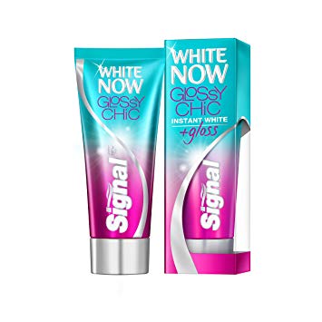 Signal White Now Glossy Chic Toothpaste 50 ml / 1.6 fl oz (3-Pack)