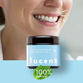 Teeth Whitening Charcoal Powder 100% Natural by LUCENT - Activated Charcoal Powder Made With Coconut