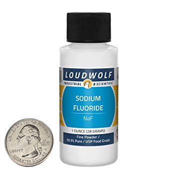 Sodium Fluoride / Fine Powder / 1 Ounce / 98% Pure Reagent Grade / SHIPS FAST FROM USA